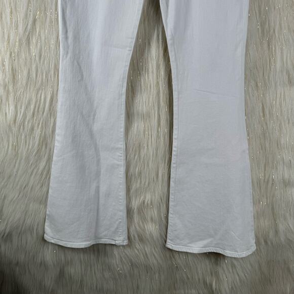 NWT Hudson White Heide Flared Leg High Rise Jeans Lyocell Womens Size 28 - Picture 5 of 11